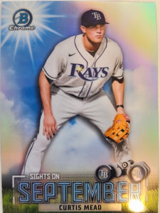 2023 Bowman Baseball Sights on September Curtis Mead #SOS-20