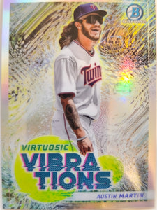2022 Bowman Baseball Virtuosic Vibrations Austin Martin #VV-5