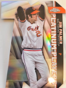 2021 Topps Update Baseball Topps Platinum Players Die Cuts Jim Palmer #PDC-53