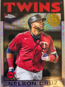 2021 Topps Update Baseball 1986 Topps Chrome Nelson Cruz #86C-30