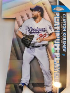 2021 Topps Chrome Update Platinum Player Die Cut Clayton Kershaw #CPDC-9