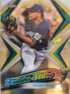 2019 Topps Chrome Baseball Future Stars Freddy Peralta #FS-7