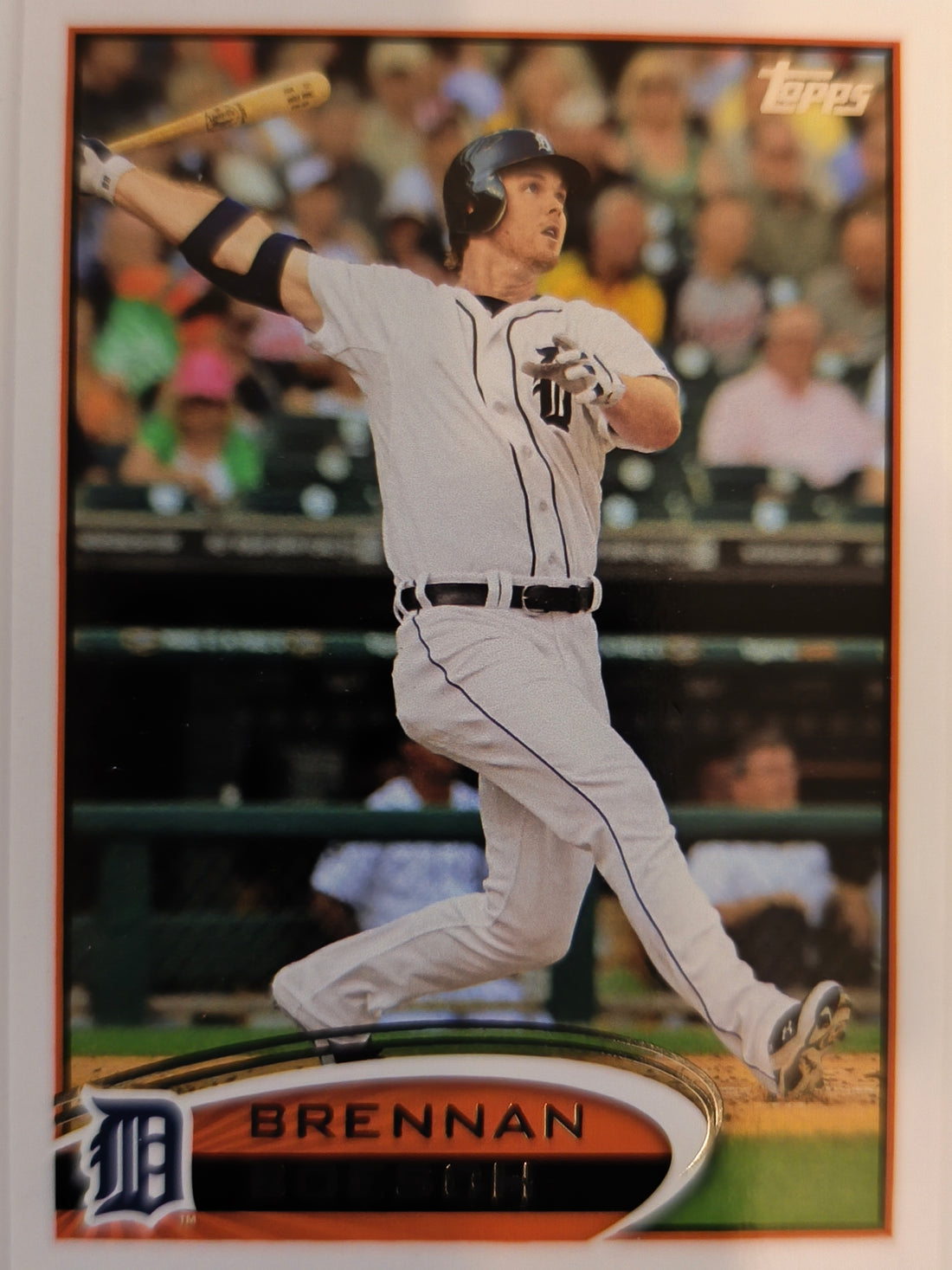 2012 Topps Baseball Brennan Boesch #166a