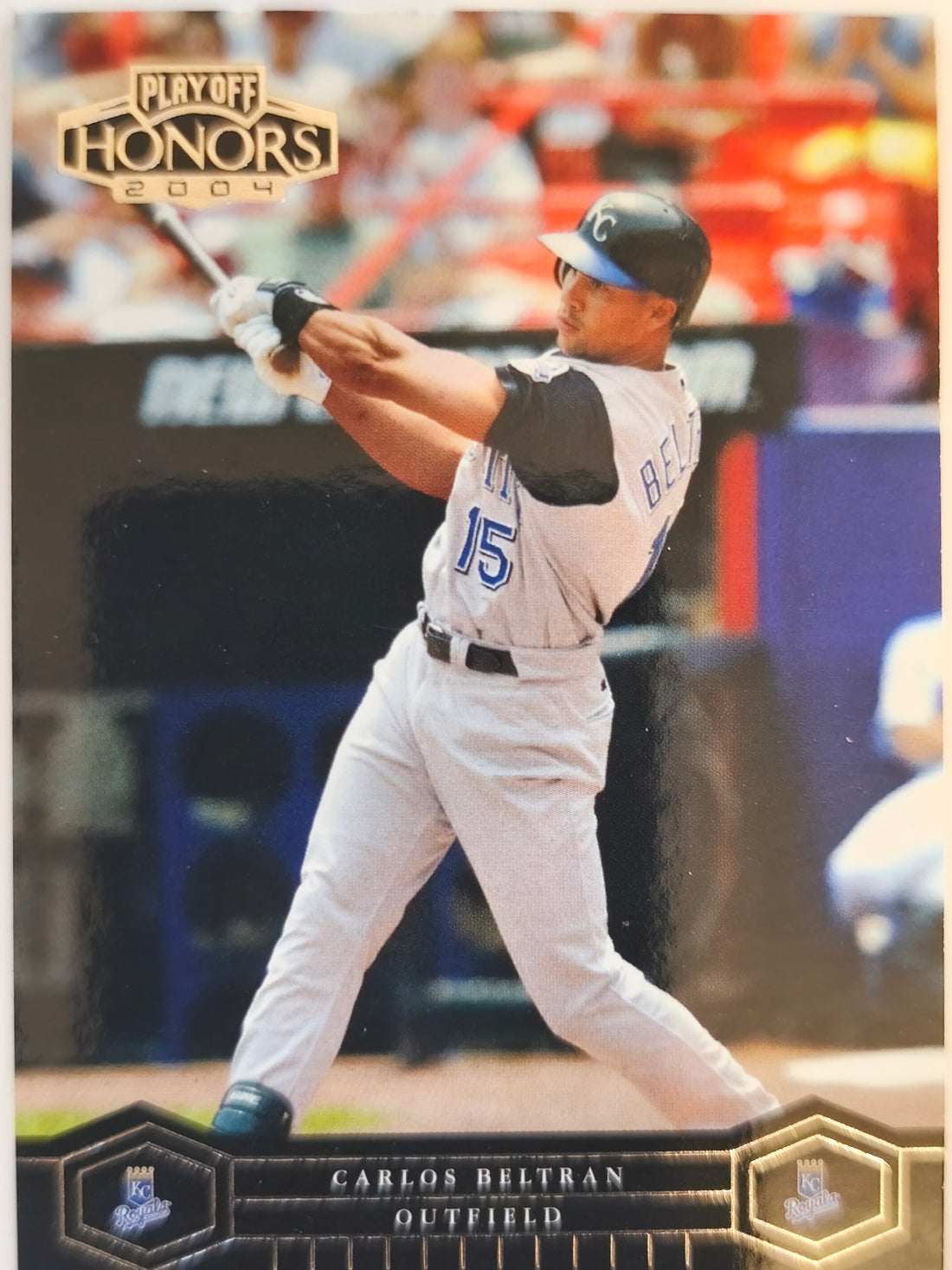 2004 Playoff Honors Baseball Credits Bronze Carlos Beltran #97