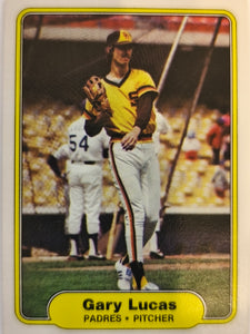 1982 Fleer Baseball Gary Lucas #577