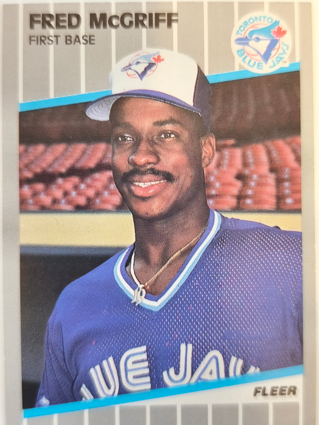 1989 Fleer Baseball Fred McGriff #240