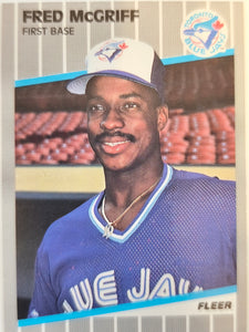 1989 Fleer Baseball Fred McGriff #240