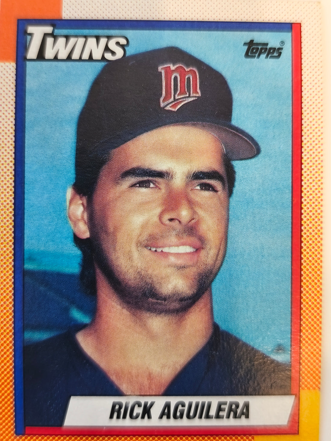 1990 Topps Baseball Rick Aguilera #711