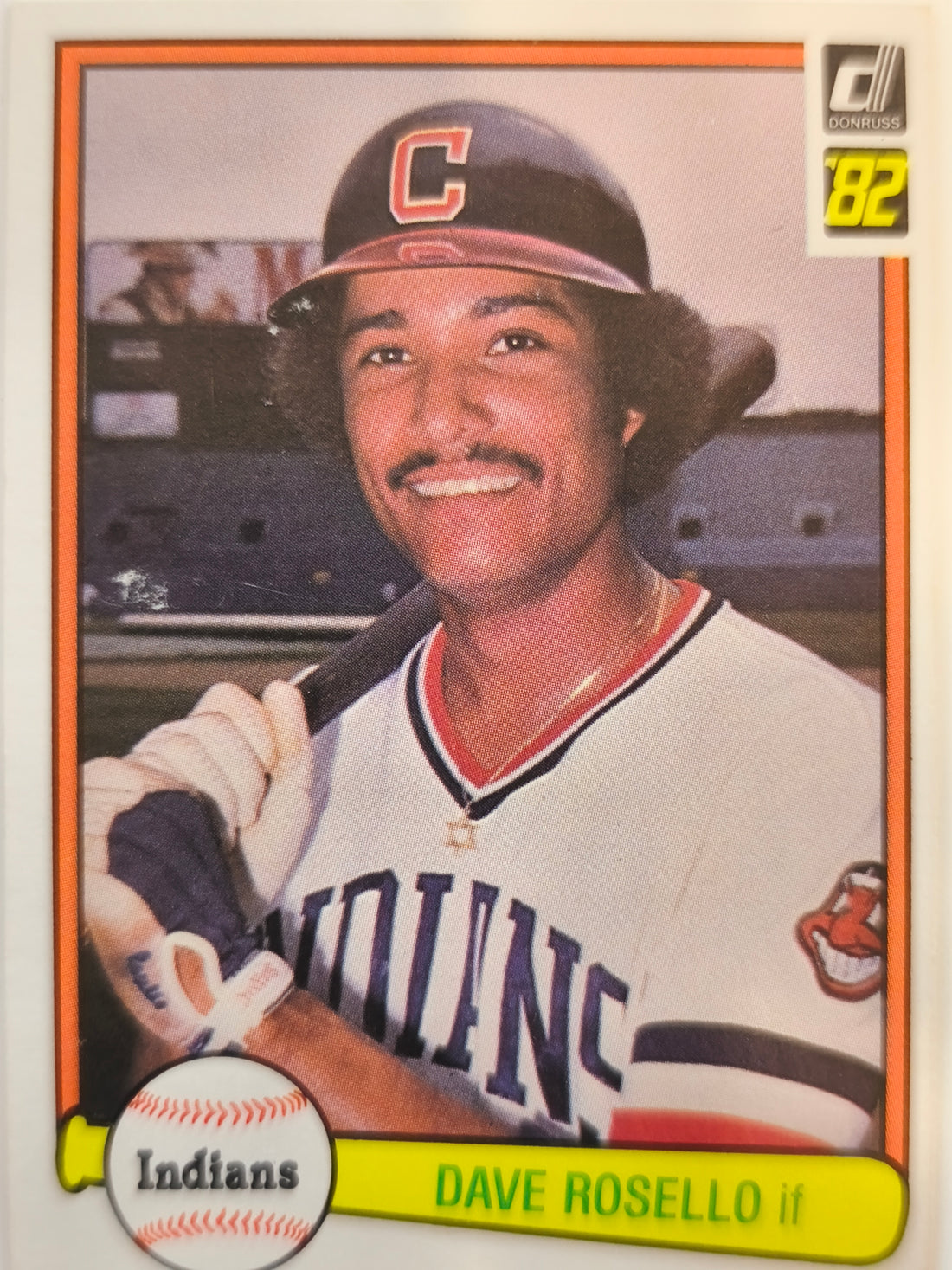 1982 Donruss Baseball Dave Rosello #617