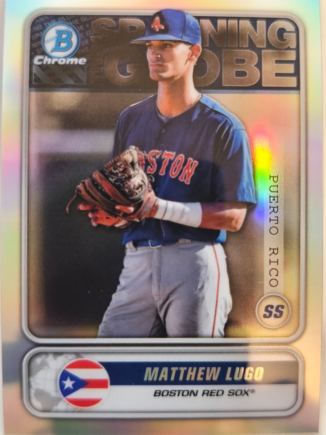 2020 Bowman Baseball Chrome Spanning the Globe Matthew Lugo #STG-ML