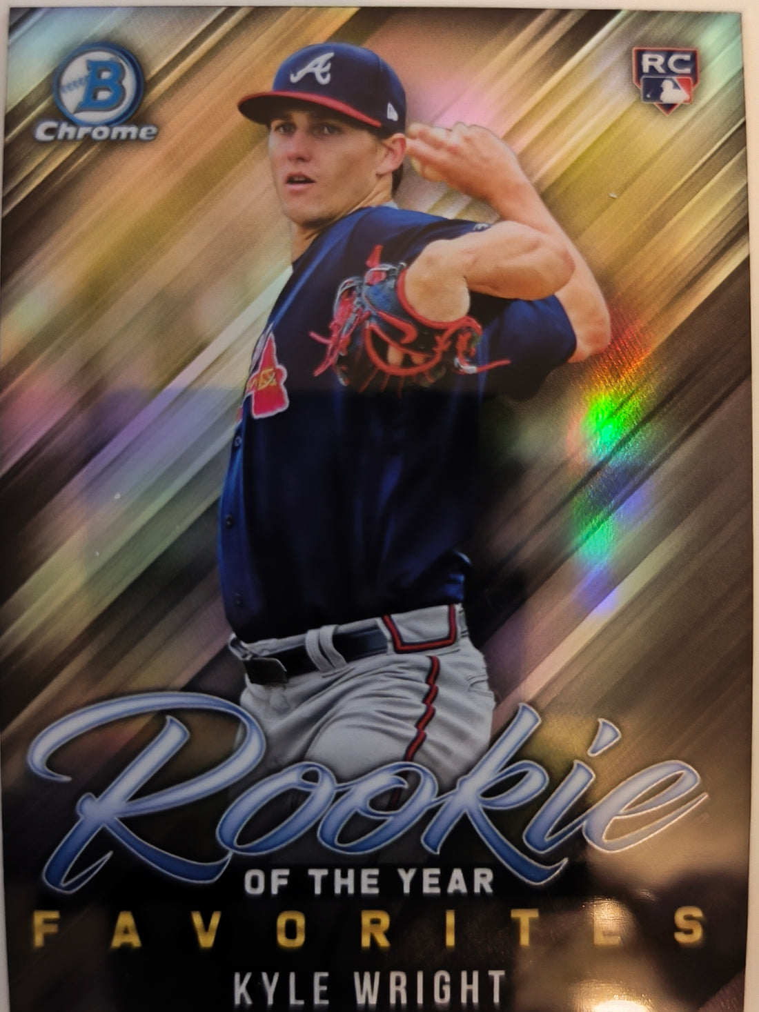 2019 Bowman Baseball Rookie of the Year Favorites Kyle Wright #ROYF-7