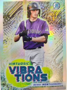 2022 Bowman Baseball Virtuosic Vibrations Benny Montgomery #VV-17