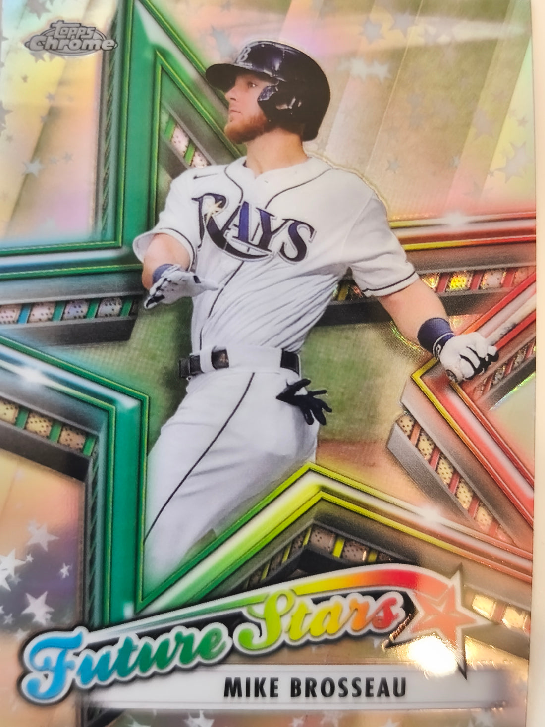 2021 Topps Chrome Baseball Future Stars Mike Brosseau #FS-12