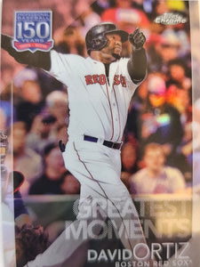 2019 Topps Chrome Update 150 Years of Professional Baseball David Ortiz #150C-2