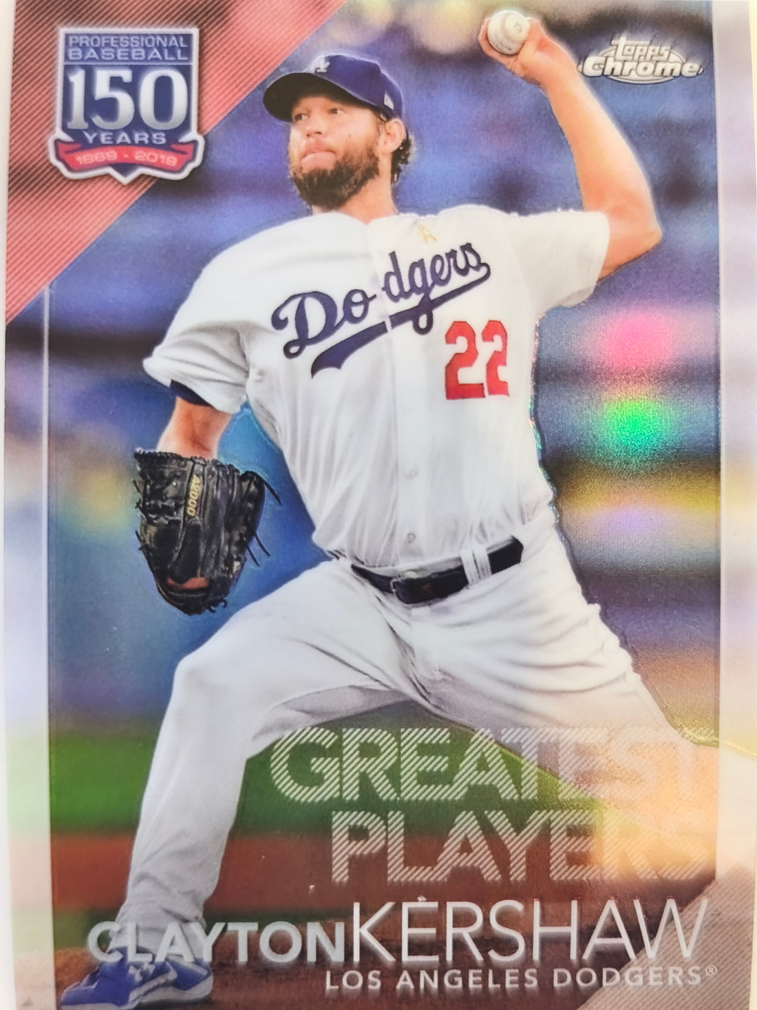 2019 Topps Baseball 150 Years of Professional Baseball Clayton Kershaw #150-54
