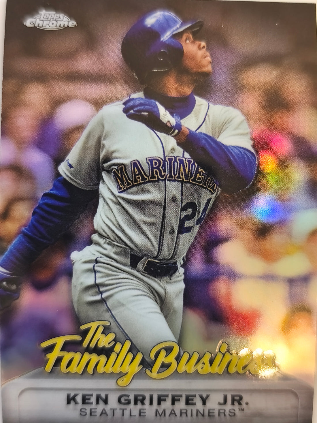2019 Topps Chrome Update Baseball The Family Business Ken Griffey Jr. #FBC-1