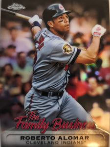 2019 Topps Chrome Update Baseball The Family Business Roberto Alomar #FBC-3