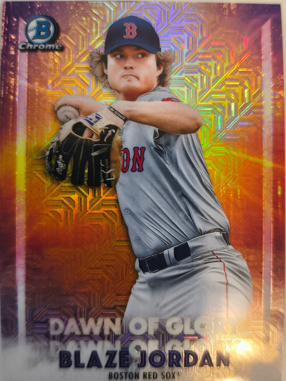 2021 Bowman Chrome Baseball Dawn of Glory Mojo Refractor Blaze Jordan #DG-20