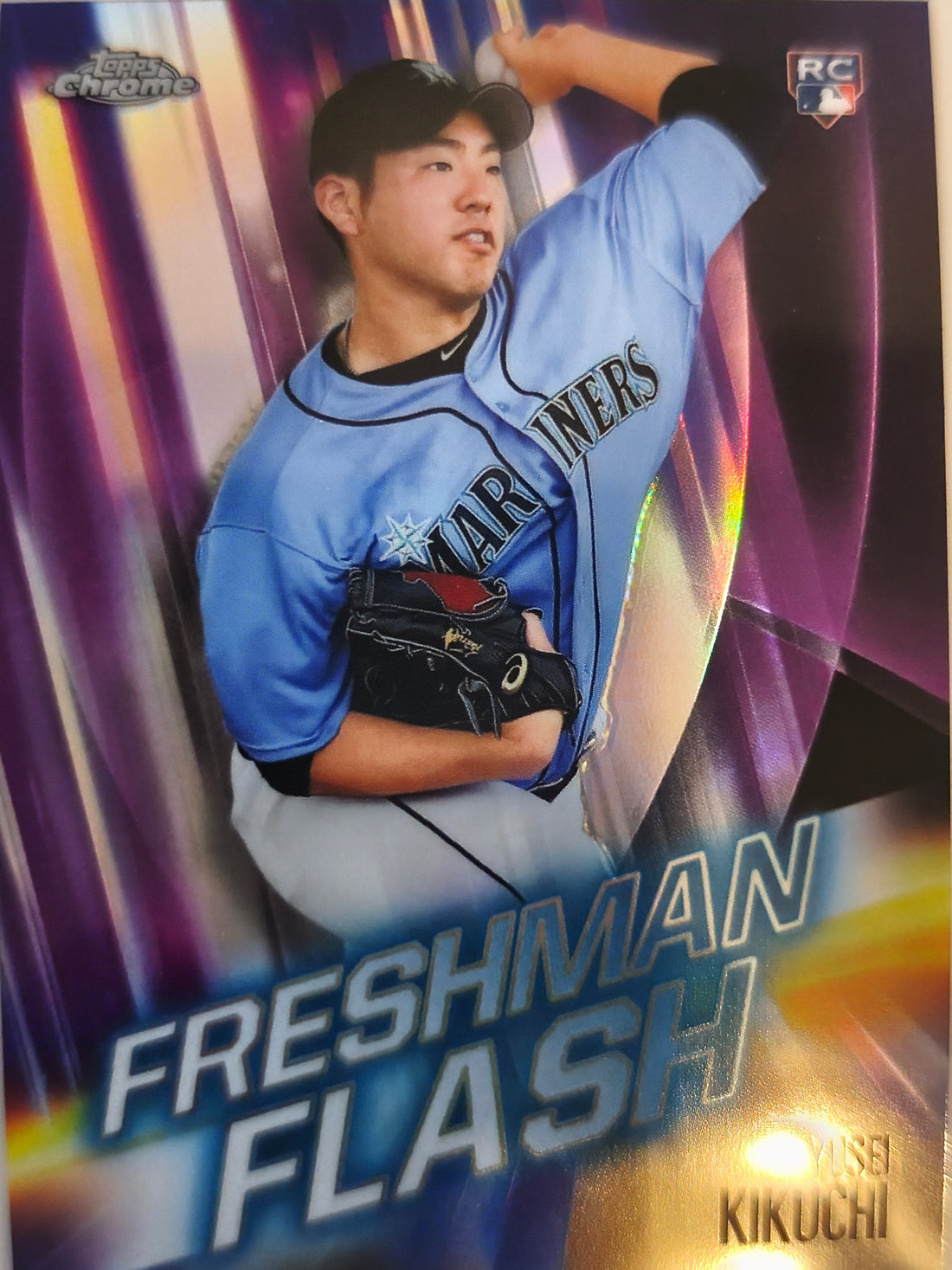 2019 Topps Chrome Baseball Freshman Flash Yusei Kikuchi #FF-8