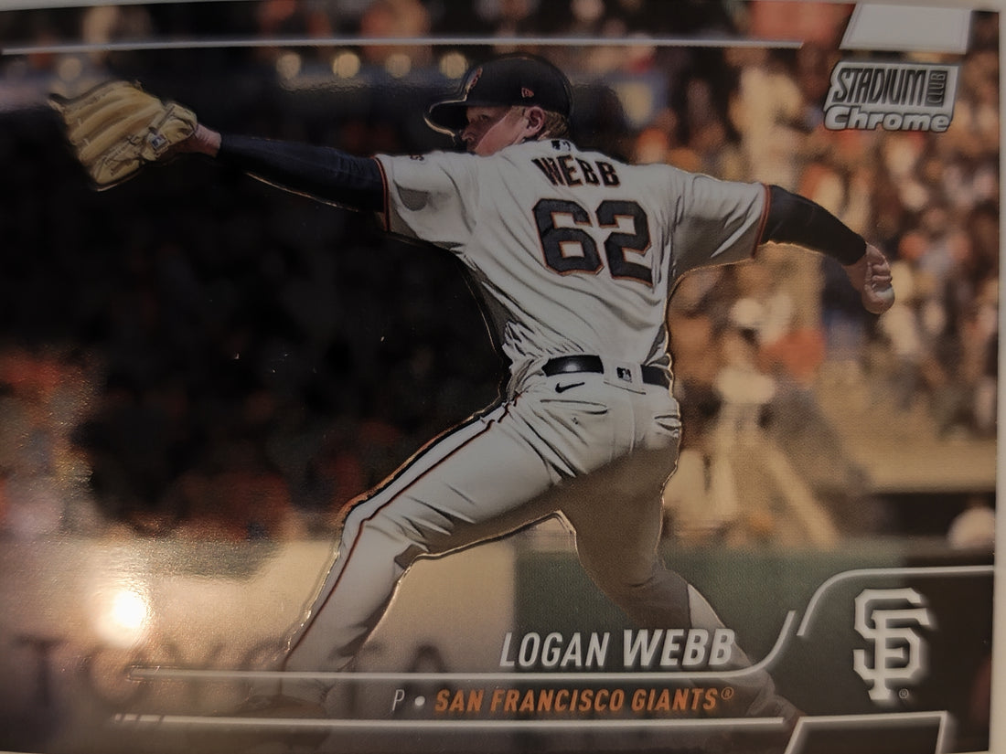 2022 Stadium Club Chrome Baseball Logan Webb #115
