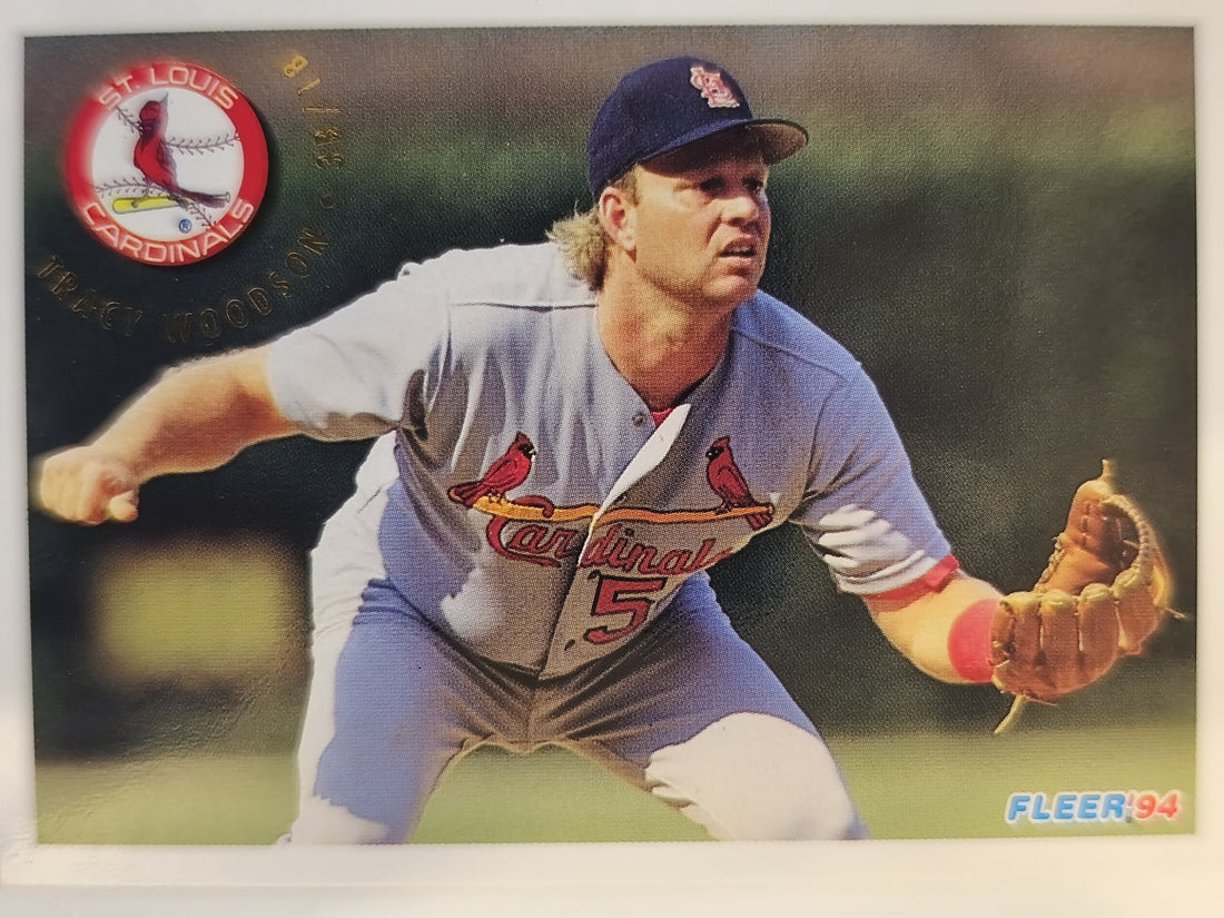 1994 Fleer Baseball Tracy Woodson #650
