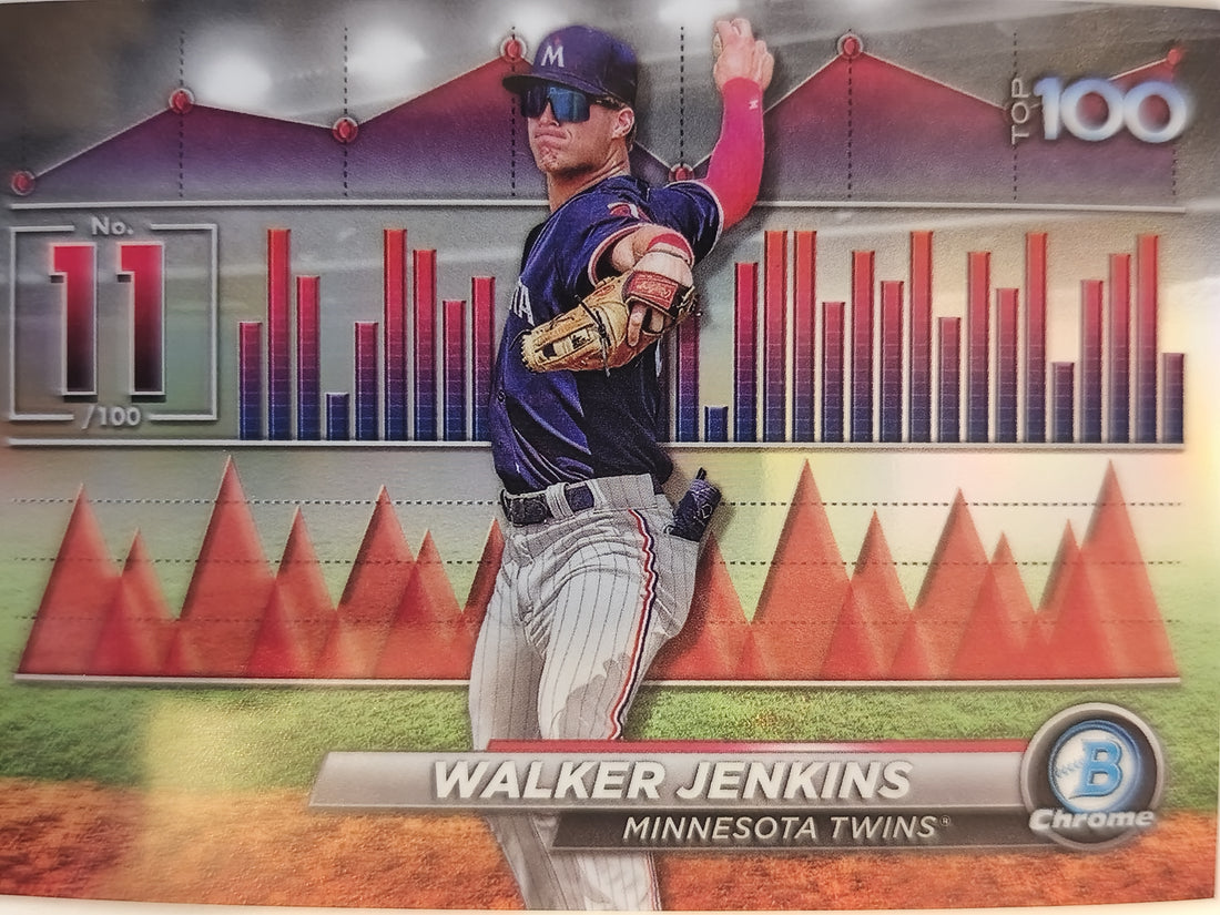 2024 Bowman Baseball Bowman Scouts' Top 100 Walker Jenkins #BTP-11