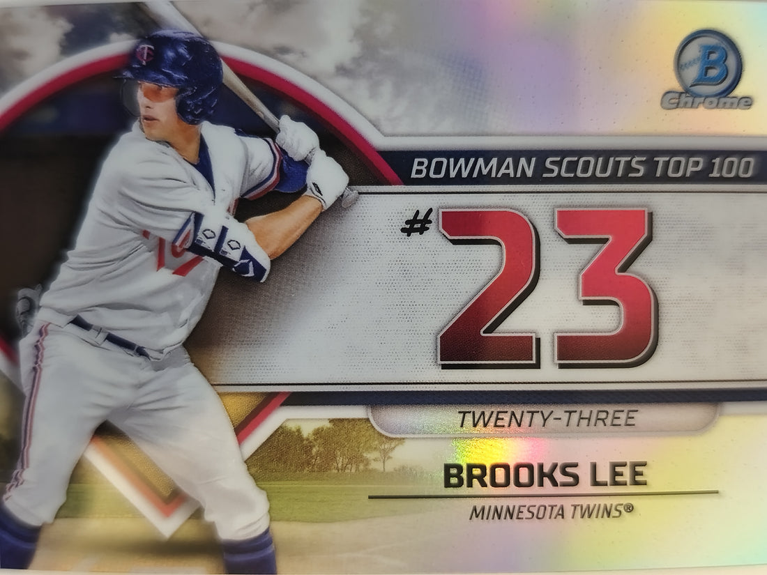 2023 Bowman Baseball Bowman Scouts Top 100 Brooks Lee #BTP-23