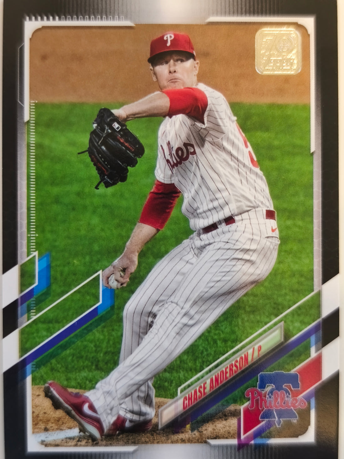 2021 Topps Update Baseball Black 65/70 Chase Anderson #US19