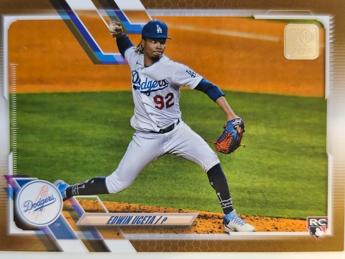 2021 Topps Update Baseball Gold 0621/2021 Edwin Uceta #US162