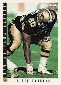 1993 Score Football Derek Kennard #162