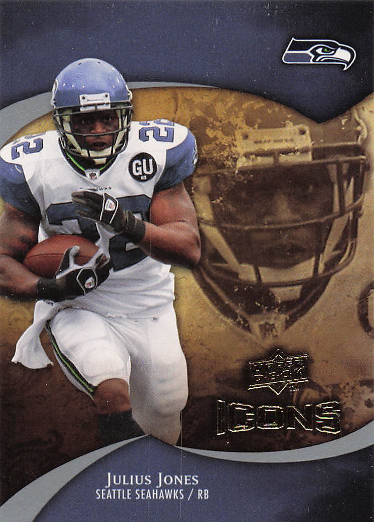 2009 Upper Deck Icons Football Julius Jones #23