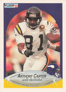 1990 Fleer Football Anthony Carter #96
