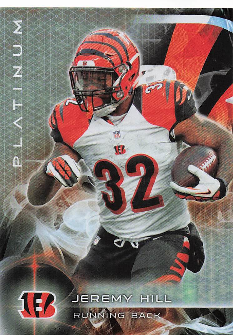 2015 Topps Platinum Football Jeremy Hill #47