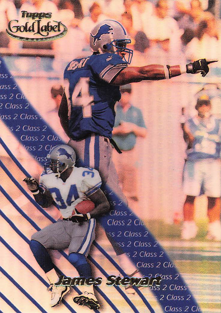 2000 Topps Gold Label Football Class 2 James Stewart #41