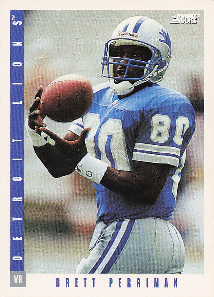 1993 Score Football Brett Perriman #41