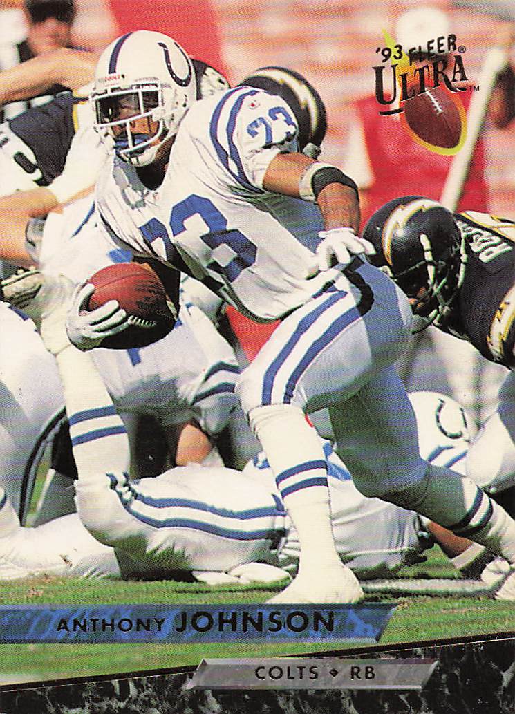 1993 Ultra Football Anthony Johnson #187