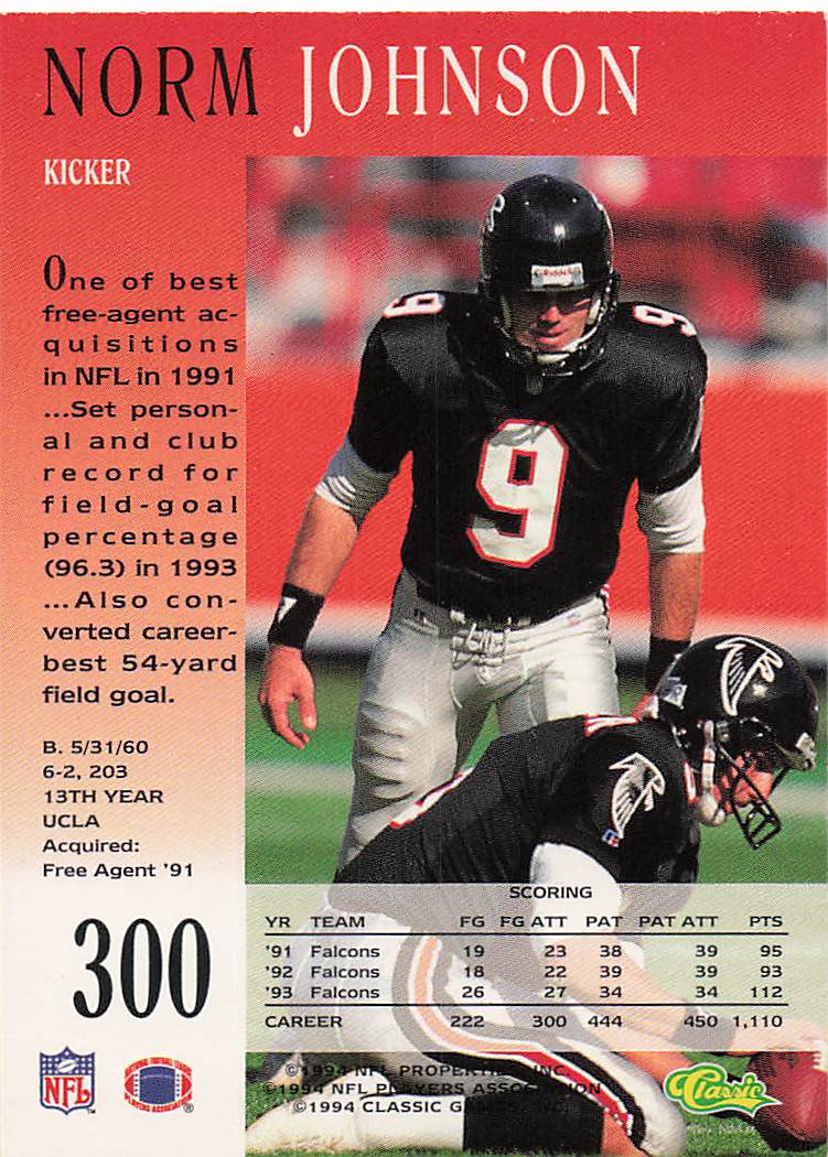 1996 Pacific Football Red Bernard Carter #201 Rookie