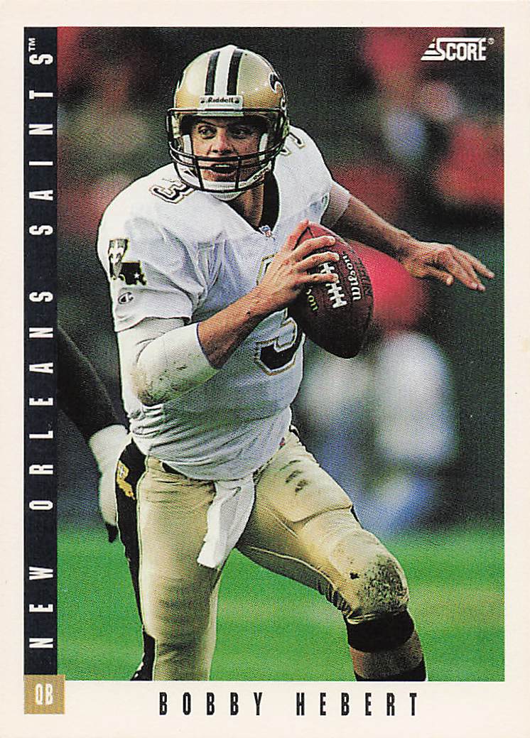 1993 Score Football Bobby Hebert #47