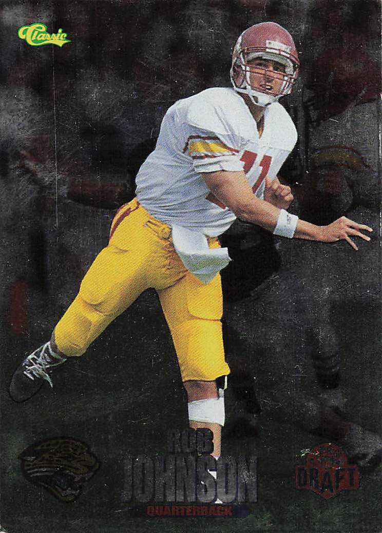 1995 Classic NFL Rookies Football Rob Johnson #97