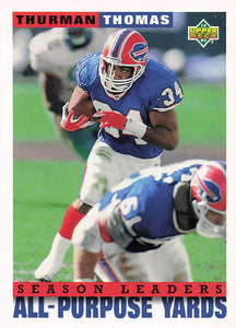 1993 Upper Deck Football Thurman Thomas #428