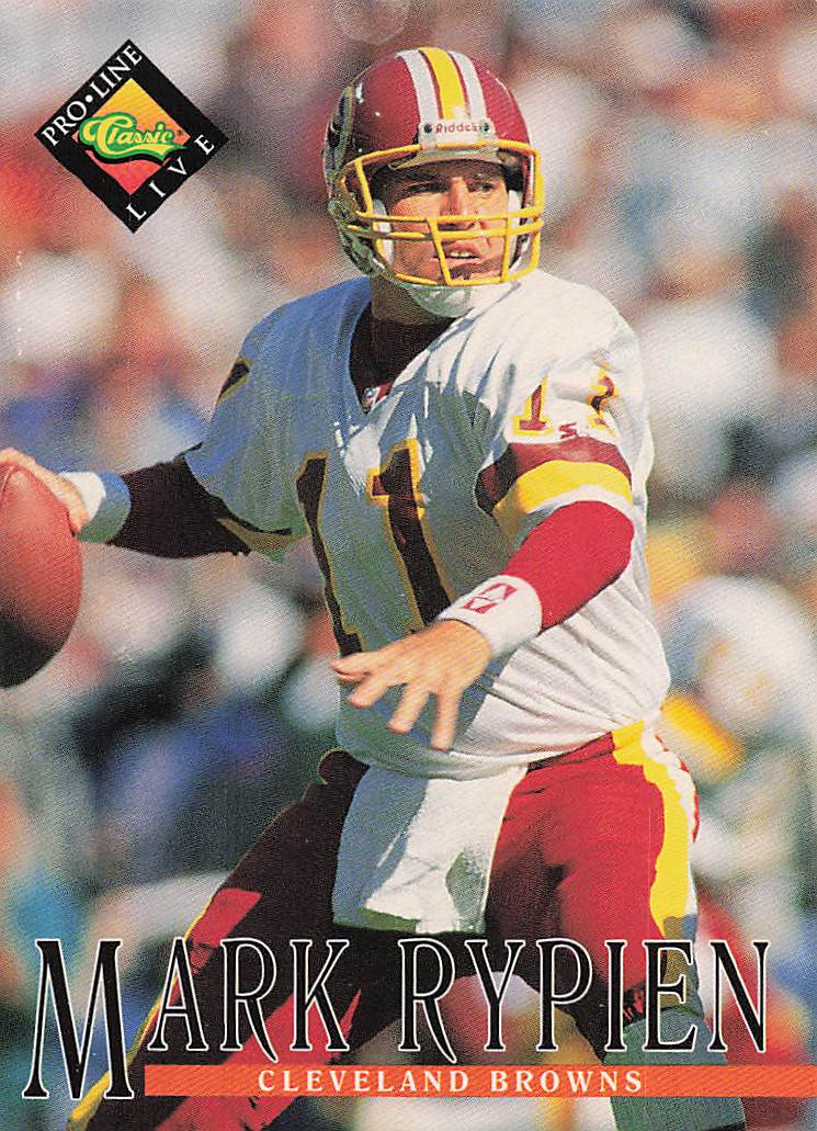 1994 Pro Line Live Football Mark Rypien #296