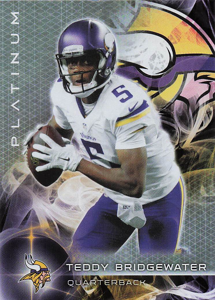 2015 Topps Platinum Football Teddy Bridgewater #16