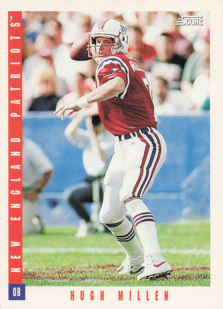 1993 Score Football Hugh Millen #109