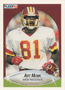 1990 Fleer Football Art Monk #164