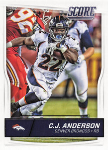 2016 Score Football C.J. Anderson #97