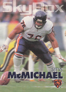 1993 SkyBox Impact Football Steve McMichael #38