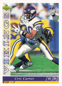 1993 Upper Deck Football Cris Carter #137