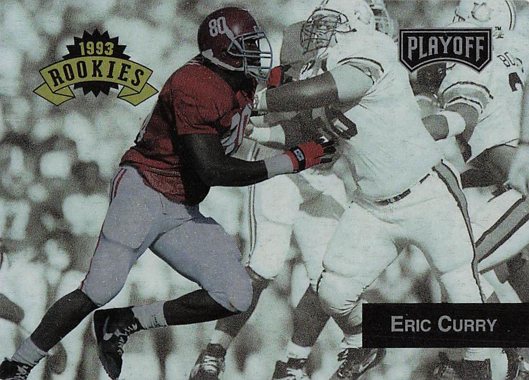 1993 Playoff Football Eric Curry #299 Rookie