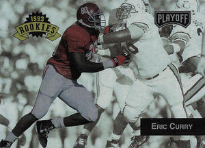 1993 Playoff Football Eric Curry #299 Rookie