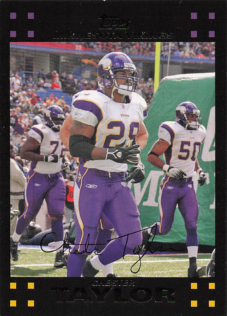 2007 Topps Football Chester Taylor #81